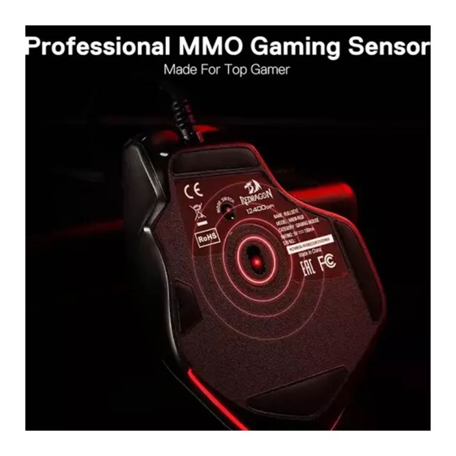 ماوس گیمینگ باسیم ردراگون مدل BULLSEYE M806 RGB
