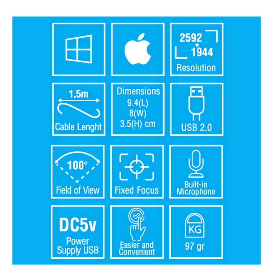 وب کم بیاند مدل BW-212 2K