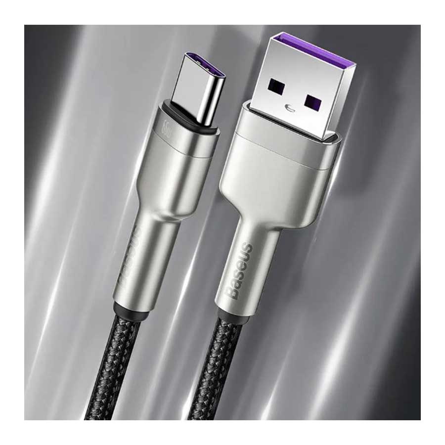 کابل تبدیل 2 متری USB به USB-C باسئوس مدل Cafule CAKF000202