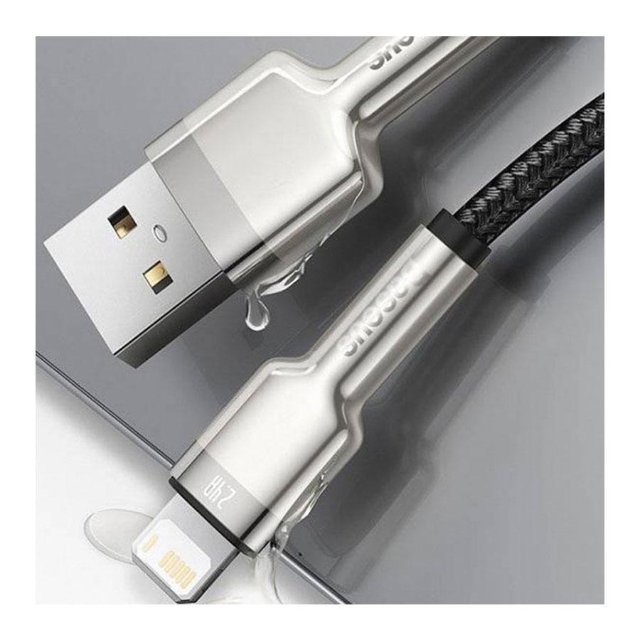 کابل 1 متری تبدیل USB به لایتنینگ باسئوس مدل Cafule CALJK-A01
