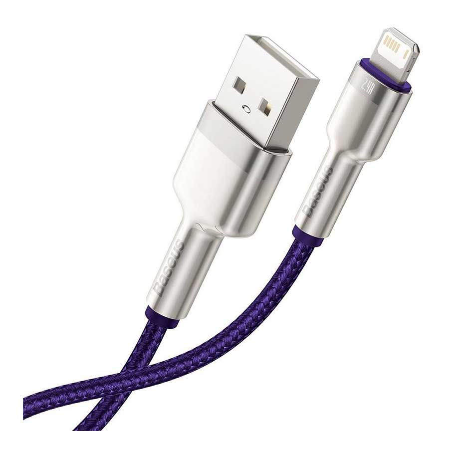 کابل 2 متری تبدیل USB به لایتنینگ باسئوس مدل Cafule CALJK-B01