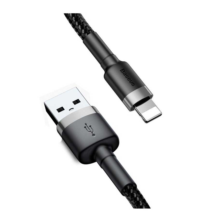 کابل تبدیل 1 متری USB به لایتنینگ باسئوس Cafule CALKLF-BG1