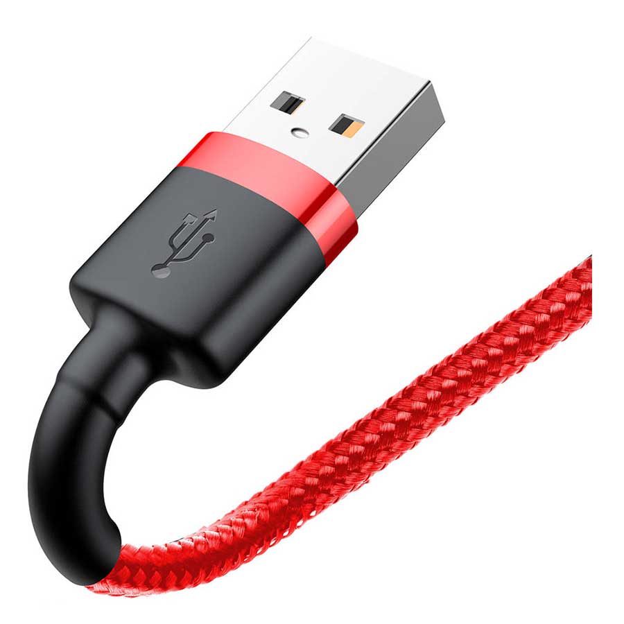 کابل تبدیل 2 متری USB به لایتنینگ باسئوس Cafule CALKLF-CG1