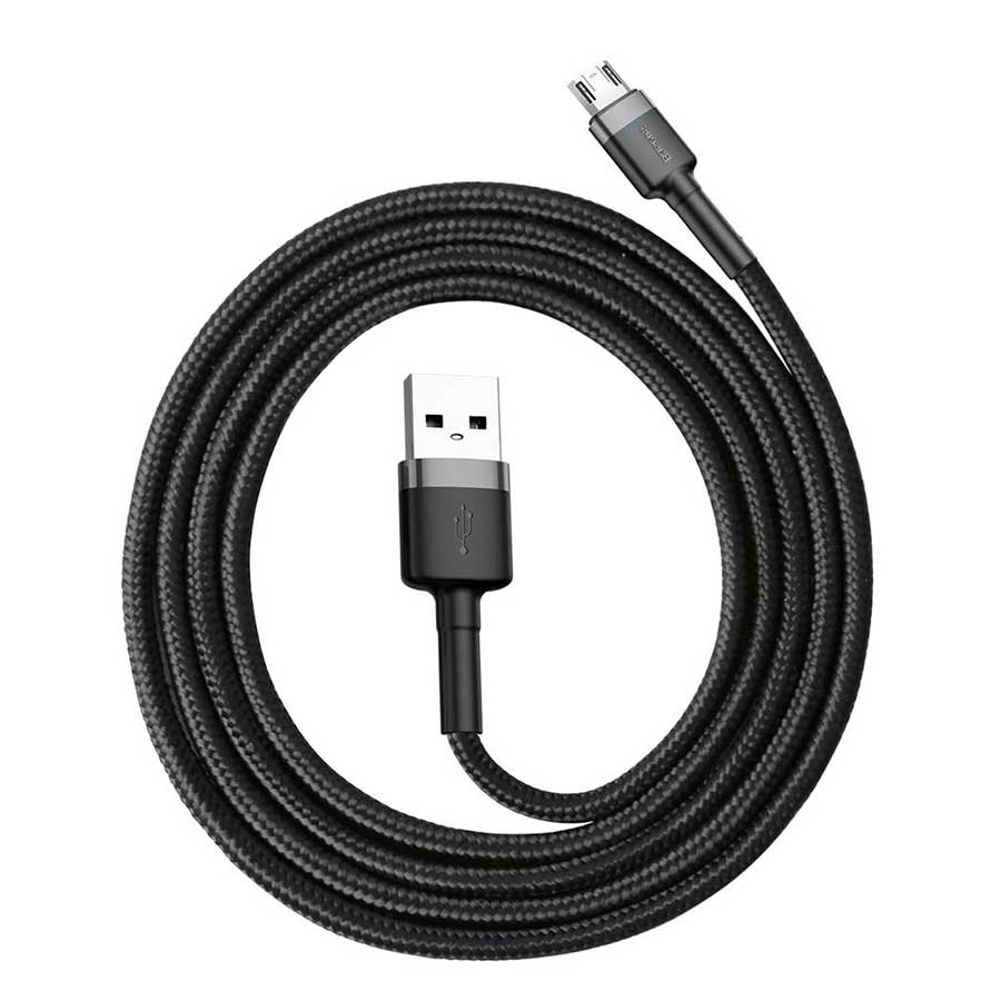 کابل تبدیل 1 متری USB به MicroUSB باسئوس Cafule CAMKLF-BG1