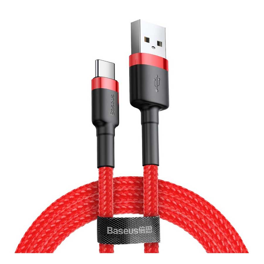 کابل تبدیل 2 متری USB به USB-C باسئوس مدل Cafule CATKLF-CG1