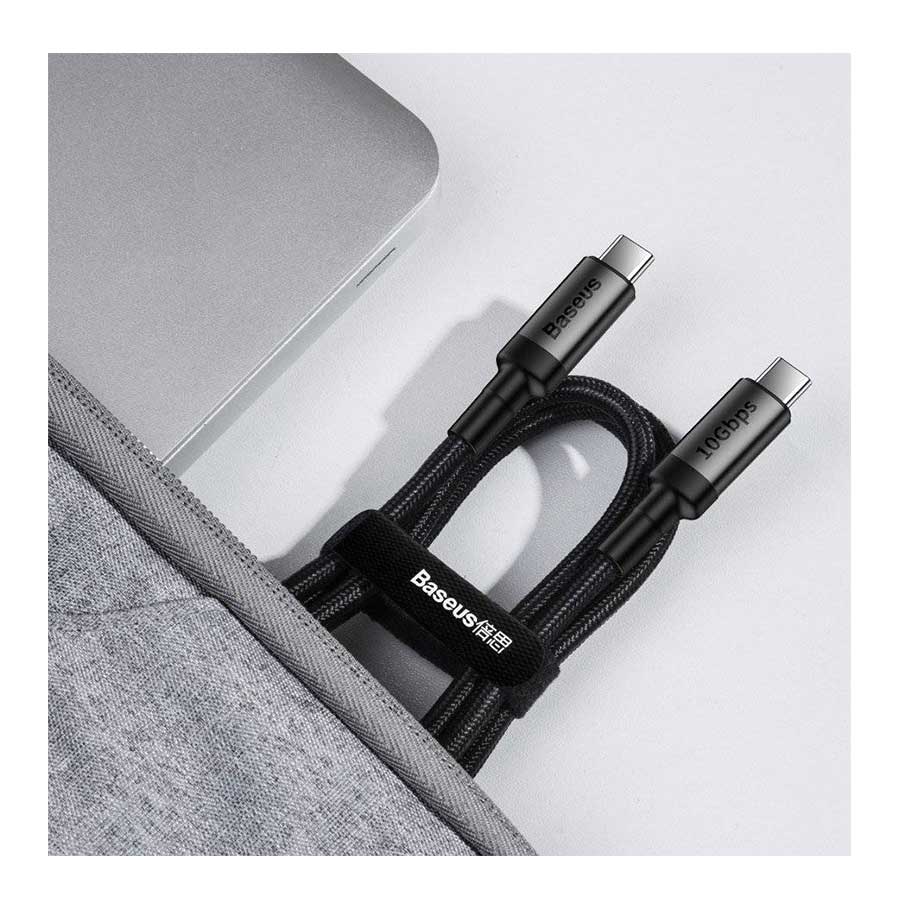 کابل تبدیل 1 متری USB-C باسئوس مدل Cafule CATKLF-SG1