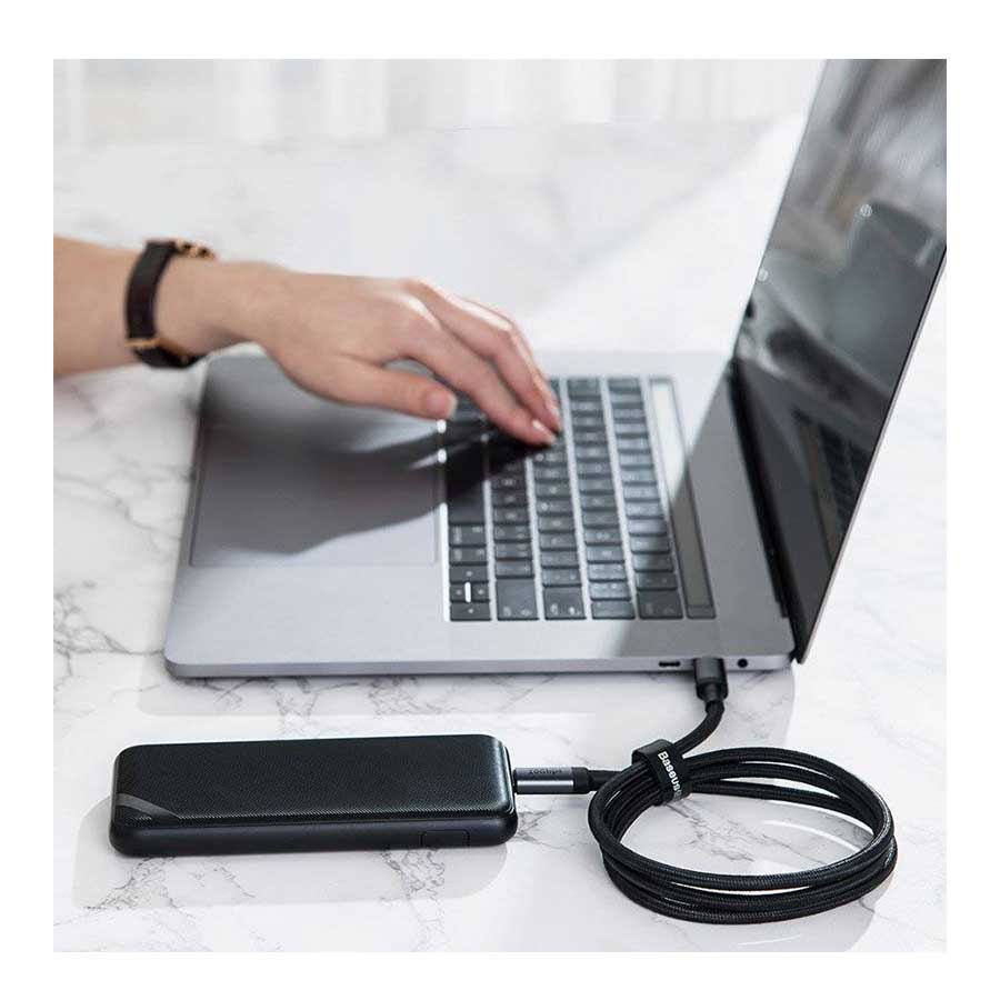 کابل تبدیل 1 متری USB-C باسئوس مدل Cafule CATKLF-SG1