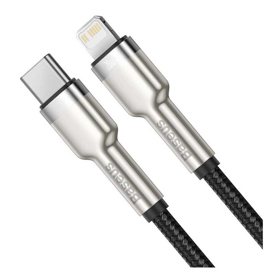 کابل تبدیل 2 متری USB-C به لایتنینگ باسئوس مدل Cafule CATLJK-B01