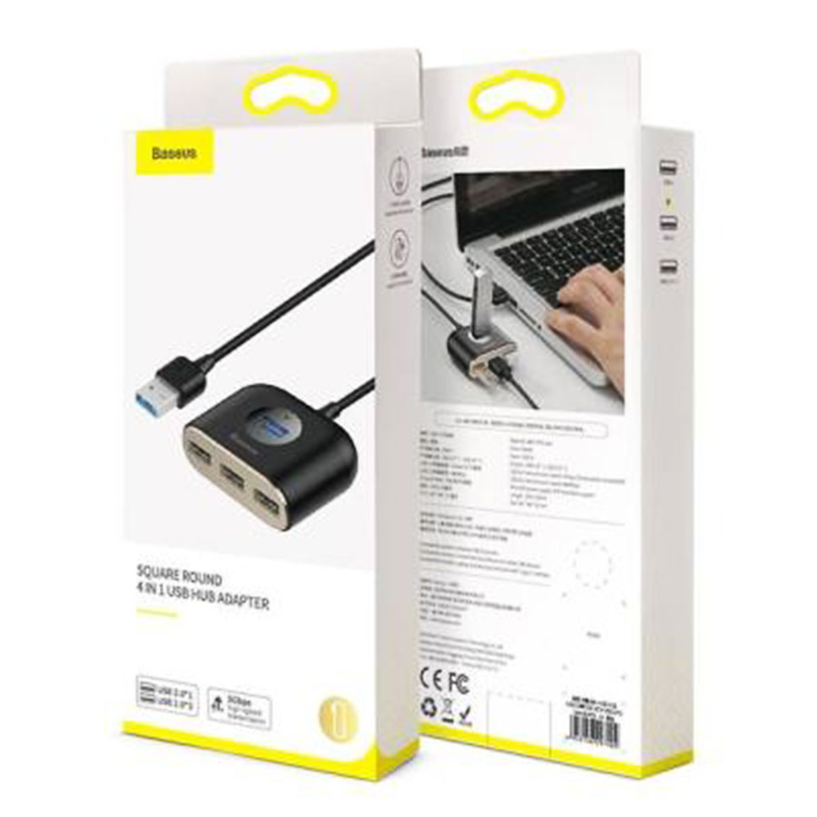 هاب USB 3.0 چهار پورت باسئوس مدل CAHUB-AY
