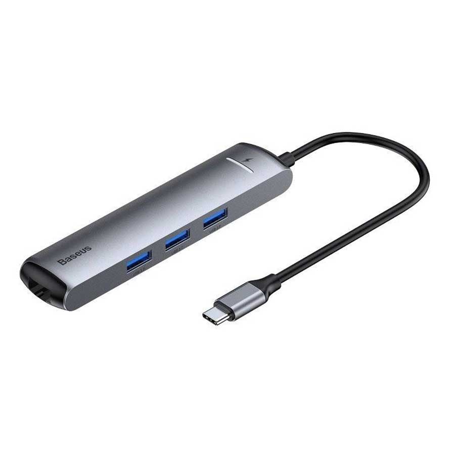 هاب USB-C شش پورت باسئوس مدل CAHUB-J0G