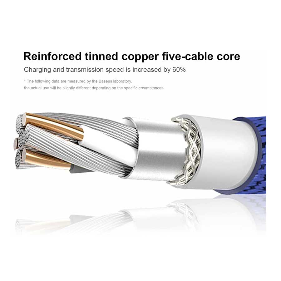 کابل تبدیل 1.5 متری USB به MicroUSB باسئوس مدل Yiven CAMYW-B13