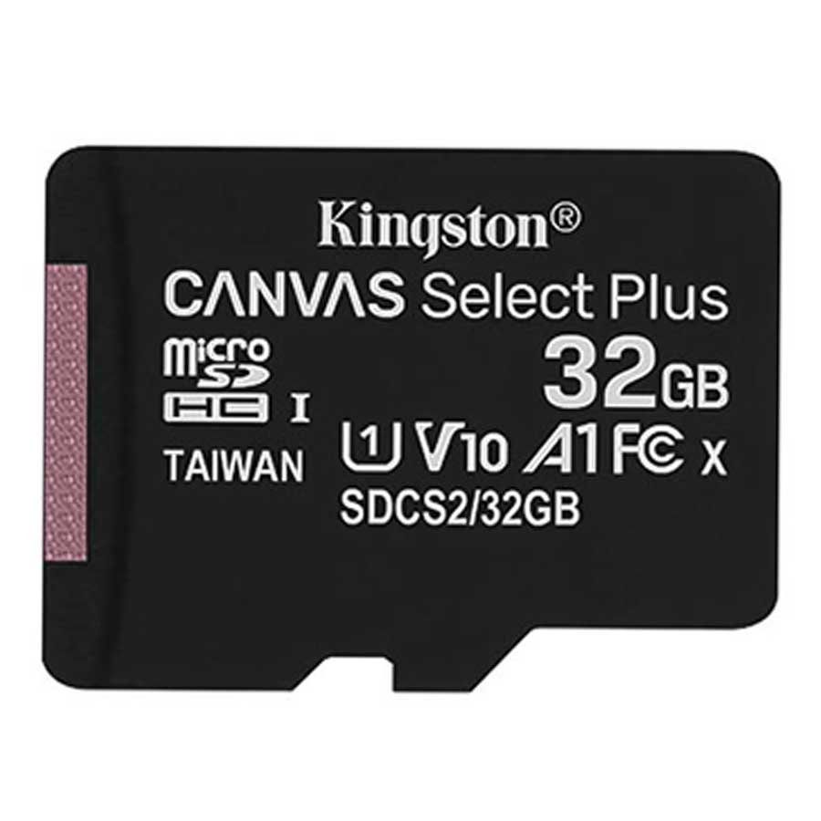 کارت حافظه MicroSDXC کینگستون مدل Canvas Select Plus UHS-I U1 A1 V10 32GB 100MB/s