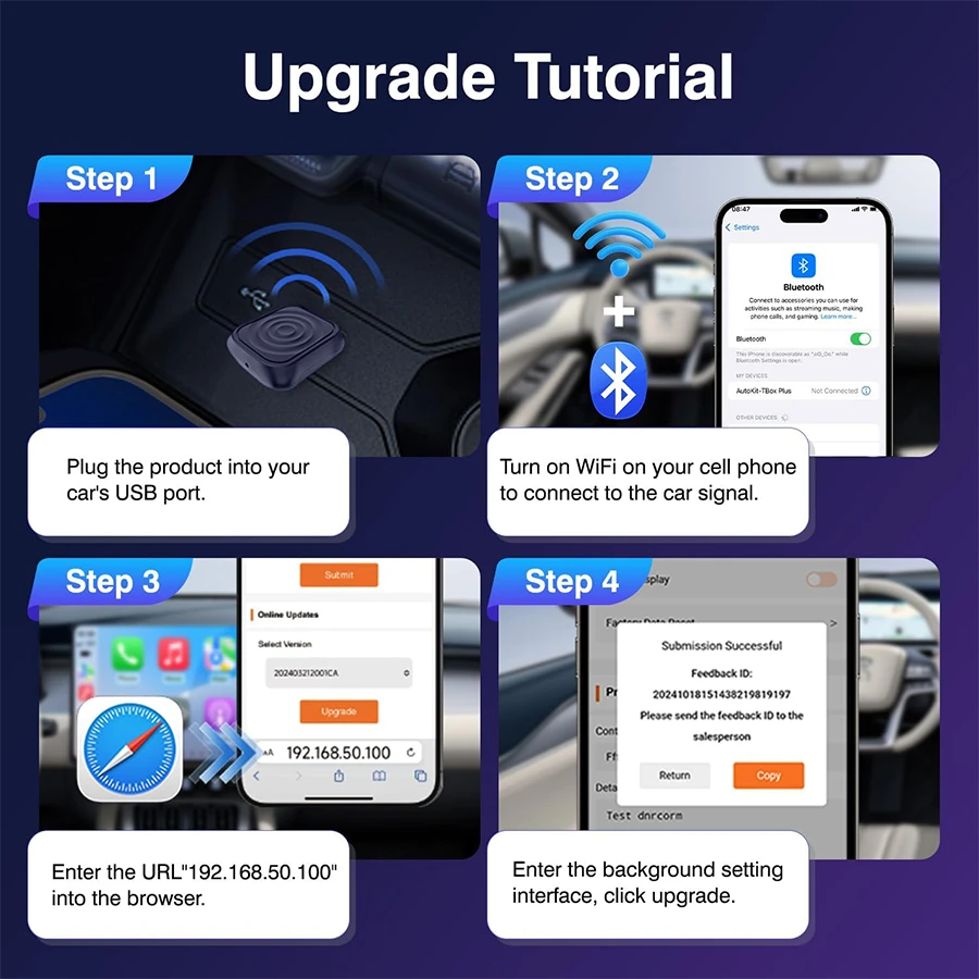 دانگل وایرلس کارپلی و اندروید اتو کارلینکیت