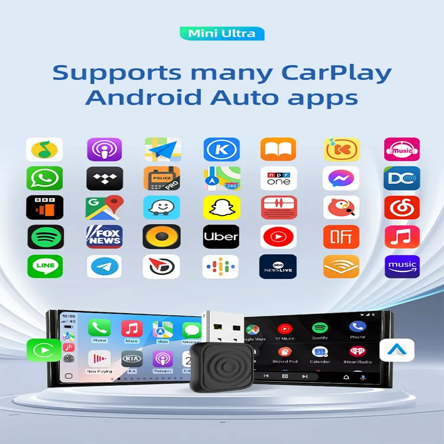 دانگل وایرلس کارپلی و اندروید اتو کارلینکیت