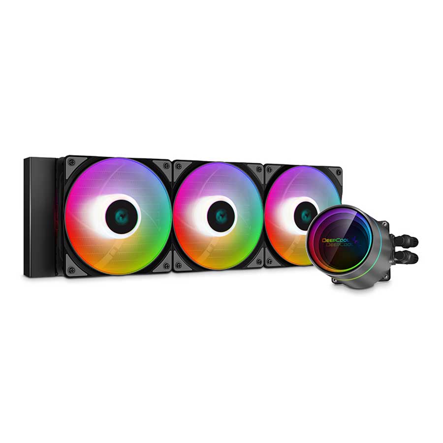 خنک کننده مایع پردازنده دیپ کول مدل CASTLE 360EX A-RGB Black