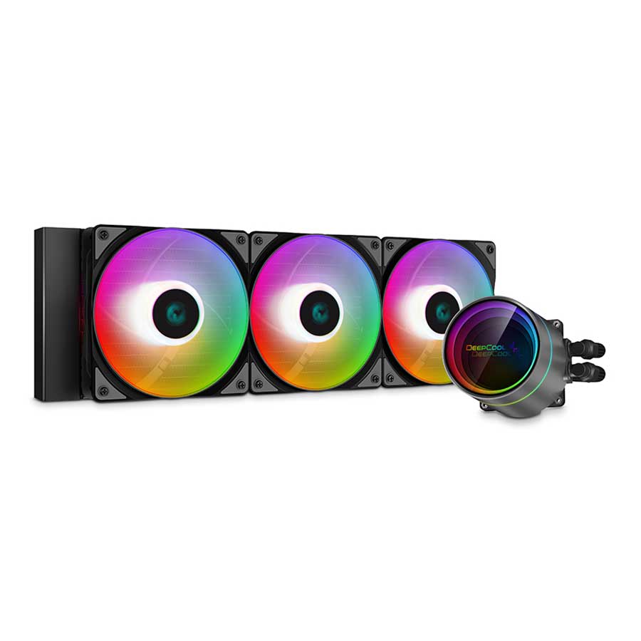 خنک کننده مایع پردازنده دیپ کول مدل CASTLE 360EX A-RGB Black