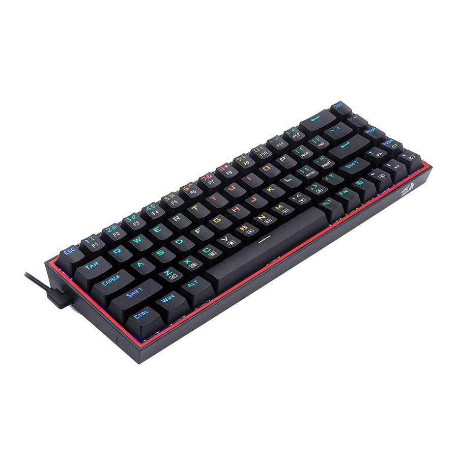 کیبورد گیمینگ باسیم ردراگون مدل CASTOR K631 RGB Red Black