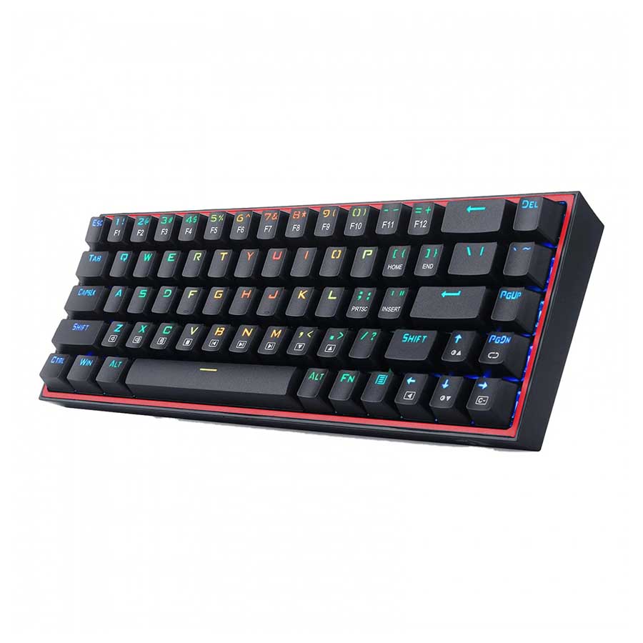 کیبورد گیمینگ باسیم ردراگون مدل CASTOR K631 RGB Red Black