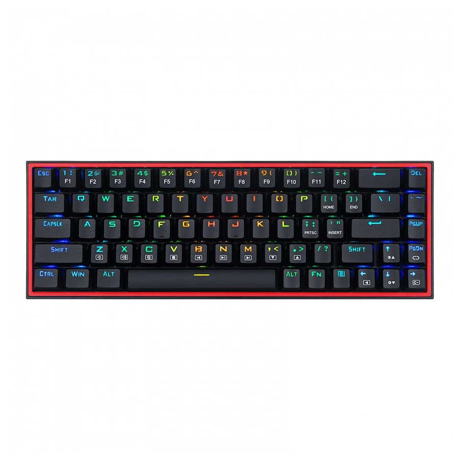 کیبورد گیمینگ باسیم ردراگون مدل CASTOR K631 RGB Red Black