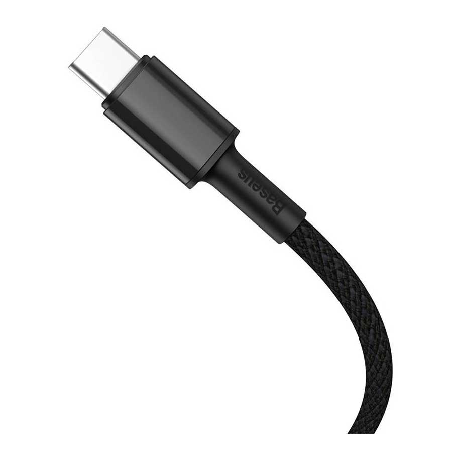 کابل تبدیل 2 متری USB-C به USB-C باسئوس مدل High Density Braided CATGD-A01