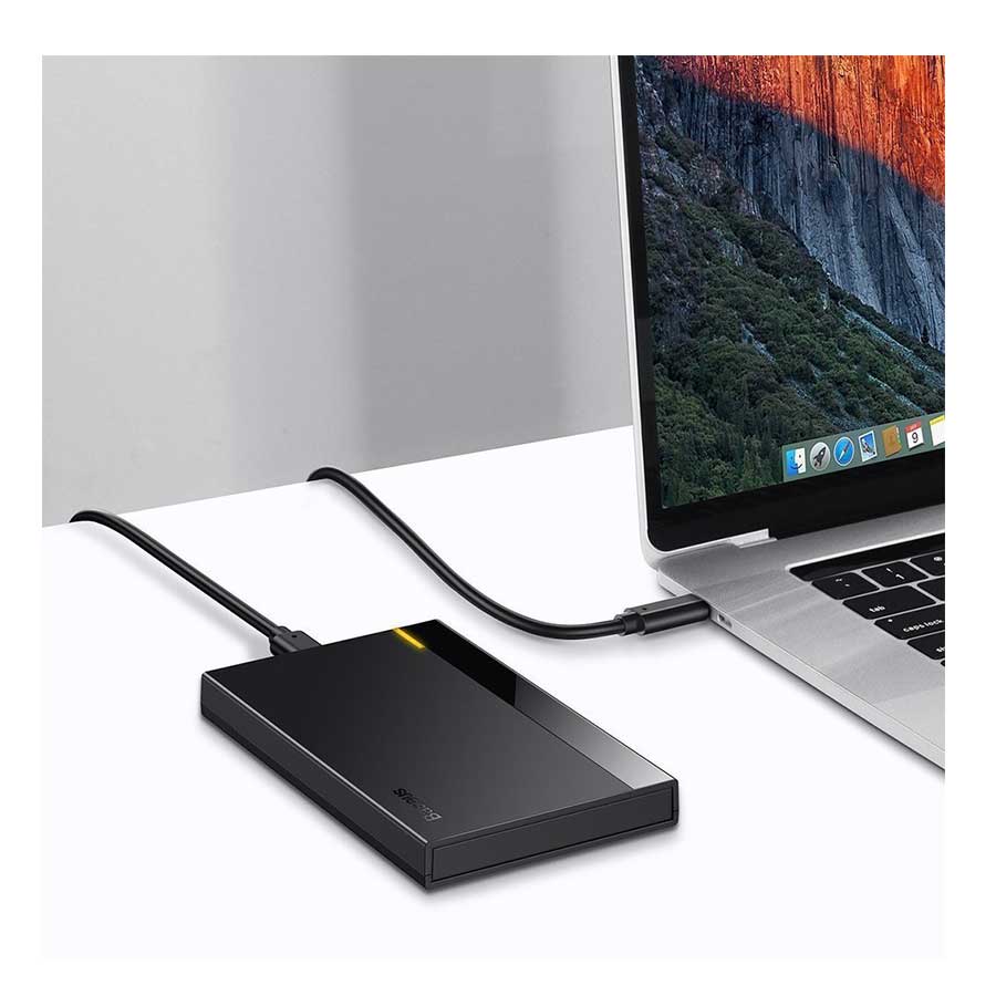 باکس تبدیل SATA به USB-C هارد دیسک 2.5 اینچی باسئوس مدل CAYPH-C01