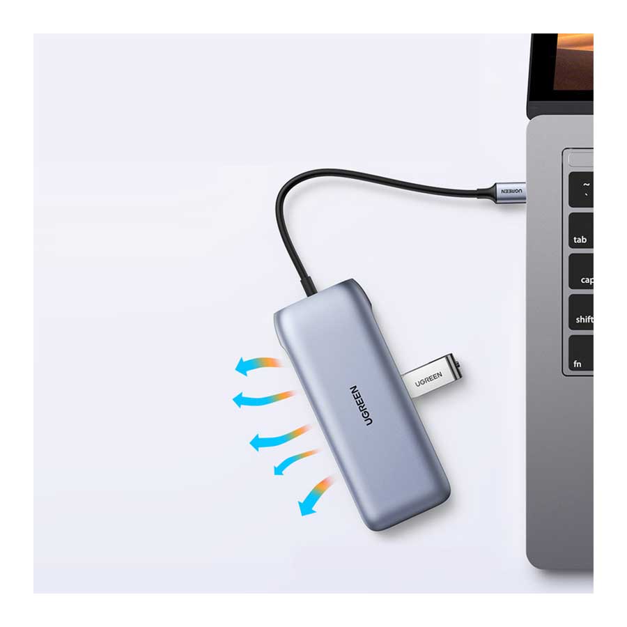 هاب USB-C نه پورت یوگرین مدل CM274