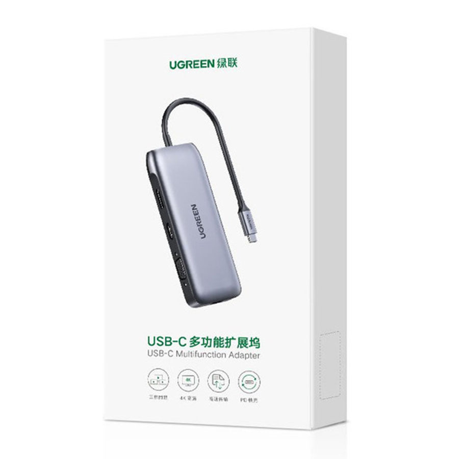 هاب USB-C نه پورت یوگرین مدل CM274