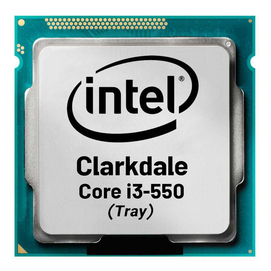 سی پی یو بدون باکس اینتل مدل Core i3-550