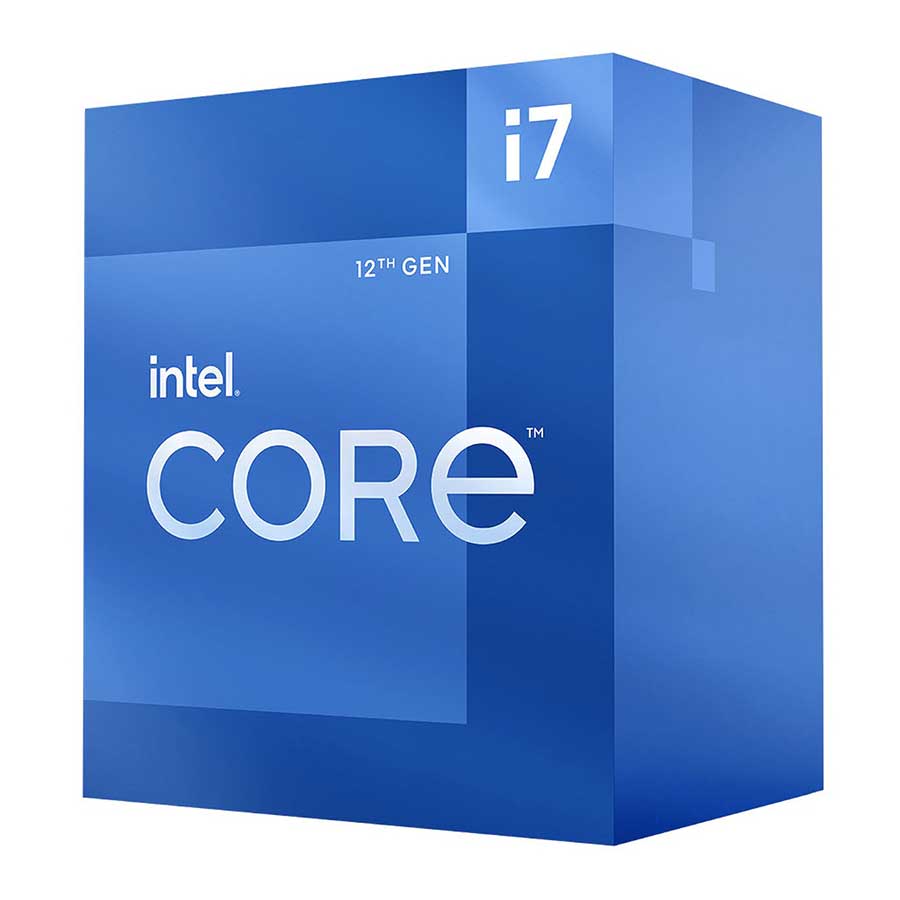 سی پی یو باکس اینتل مدل Core i7-12700