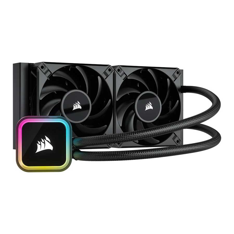 خنک کننده مایع پردازنده کورسیر مدل iCUE H100i RGB ELITE Black