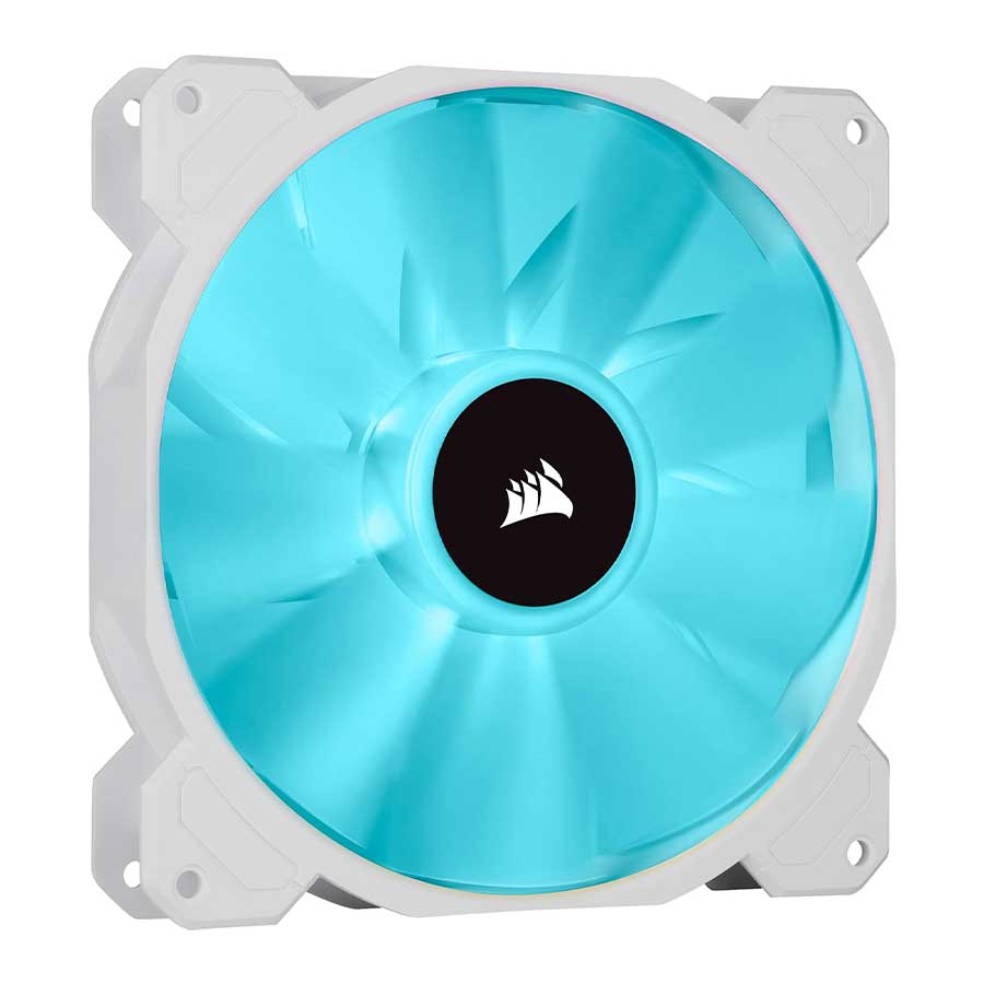 فن خنک کننده کیس کامپیوتر کورسیر مدل iCUE SP140 RGB ELITE Performance White 2-in-1