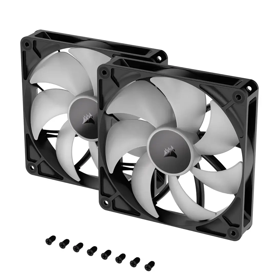 فن خنک کننده کیس کامپیوتر کورسیر مدل RS140 ARGB PWM 2-in-1