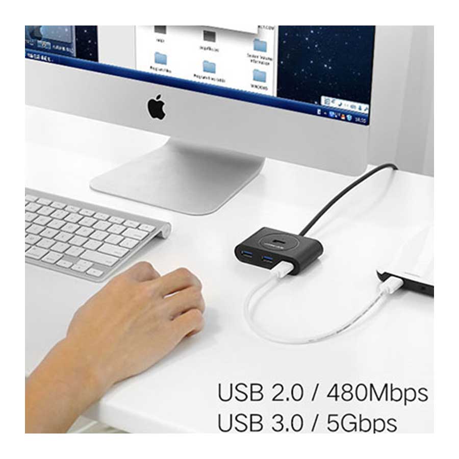 هاب USB 3.0 چهار پورت یوگرین مدل CR113