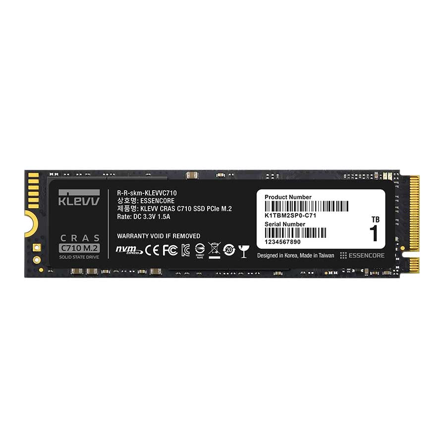 اس اس دی 1 ترابایت کلو مدل CRAS C710 M.2 2280 NVMe PCle