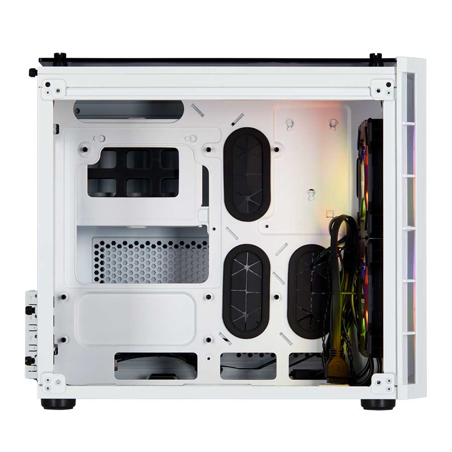 کیس کامپیوتر کورسیر مدل Crystal Series 280X RGB White