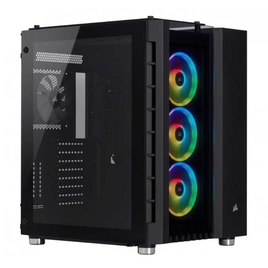 کیس کامپیوتر کورسیر مدل Crystal Series 680X RGB Black