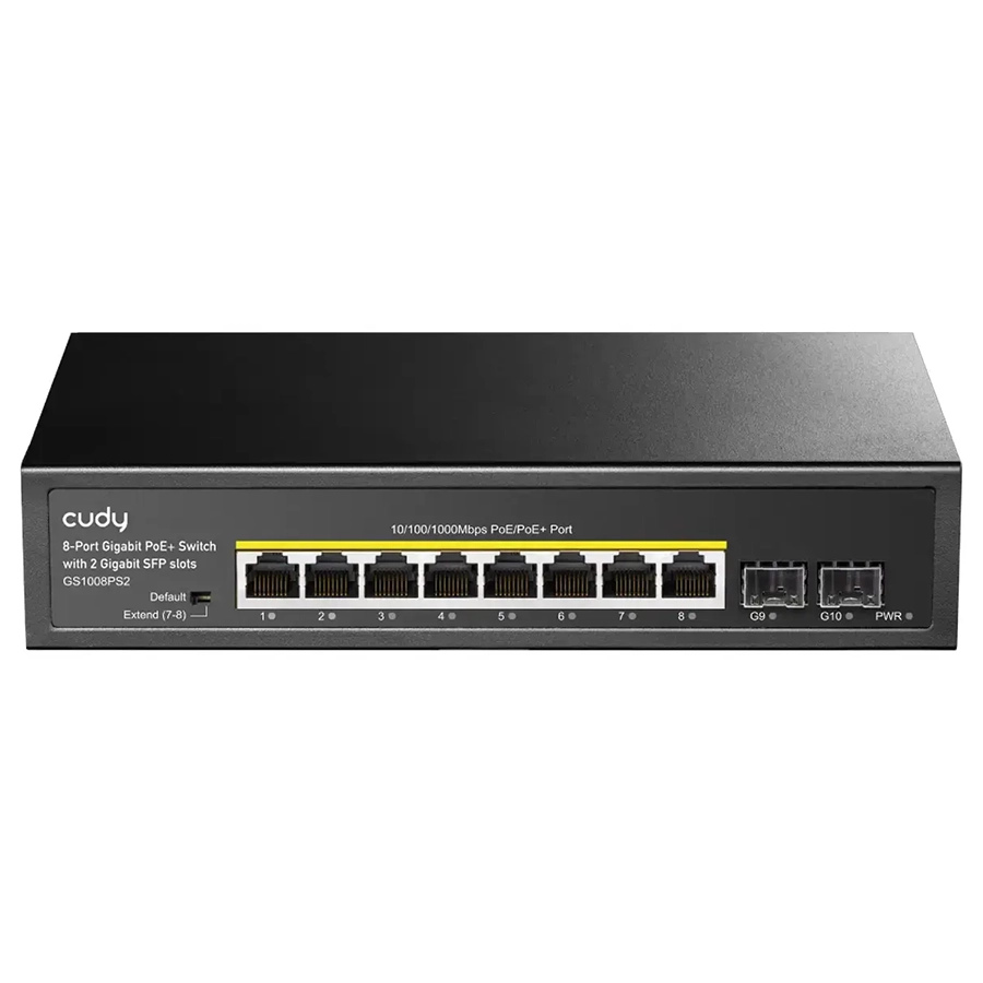 سوییچ 10 پورت گیگابیت کودی مدل GS1008PS2
