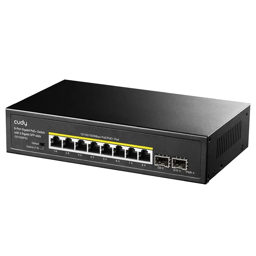 سوییچ 10 پورت گیگابیت کودی مدل GS1008PS2
