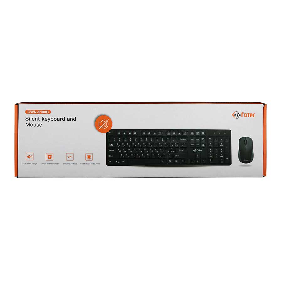 کیبورد و ماوس بیسیم فاطر مدل CWN-5100B