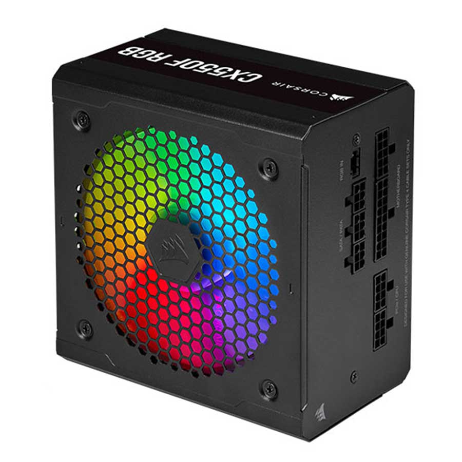 پاور کامپیوتر 550 وات تمام ماژولار کورسیر مدل CX550F RGB