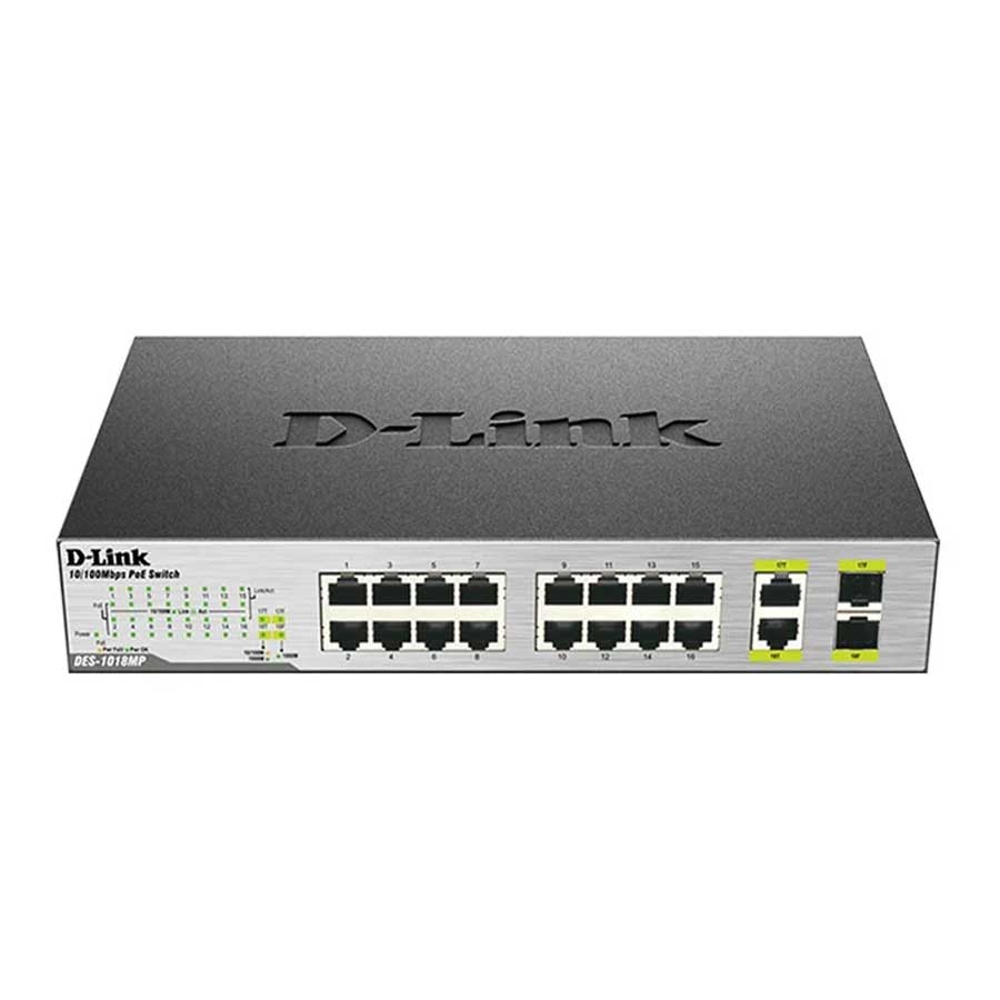 سوییچ 18 پورت گیگابیت دی لینک مدل DES-1018MP