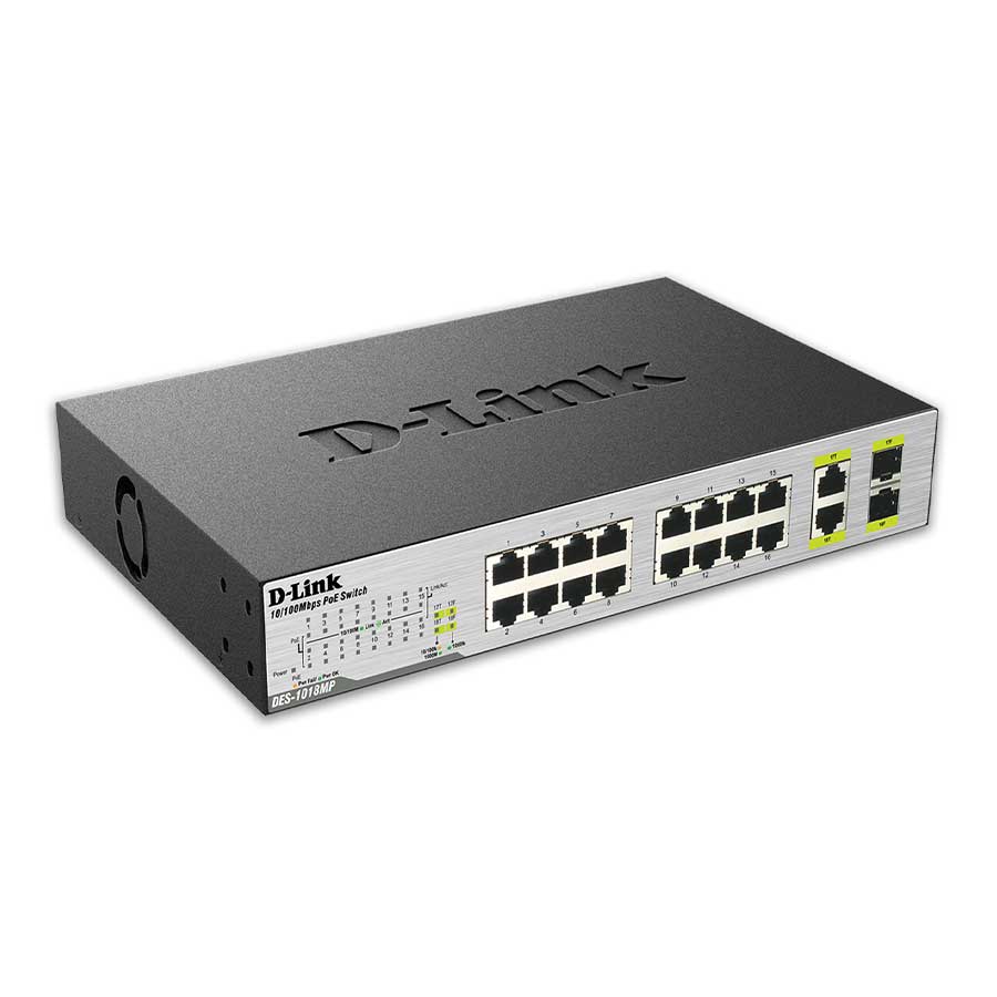 سوییچ 18 پورت گیگابیت دی لینک مدل DES-1018MP