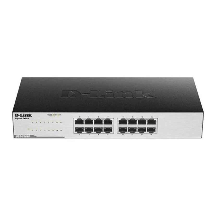 سوییچ 16 پورت گیگابیت و دسکتاپ دی لینک مدل DGS-F1016