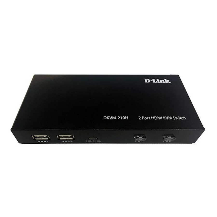 سوییچ 2 پورت KVM دی لینک مدل DKVM-210H