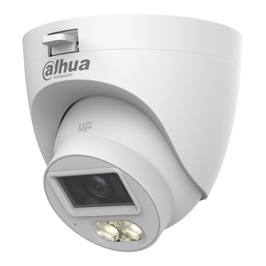 Dahua HAC-HDW1500CLQP-IL-A 5MP Smart Dual Light HDCVI Fixed-focal Quick-to-install Eyeball Dome Network Camera دوربین دام 5 مگاپیکسل داهوا
