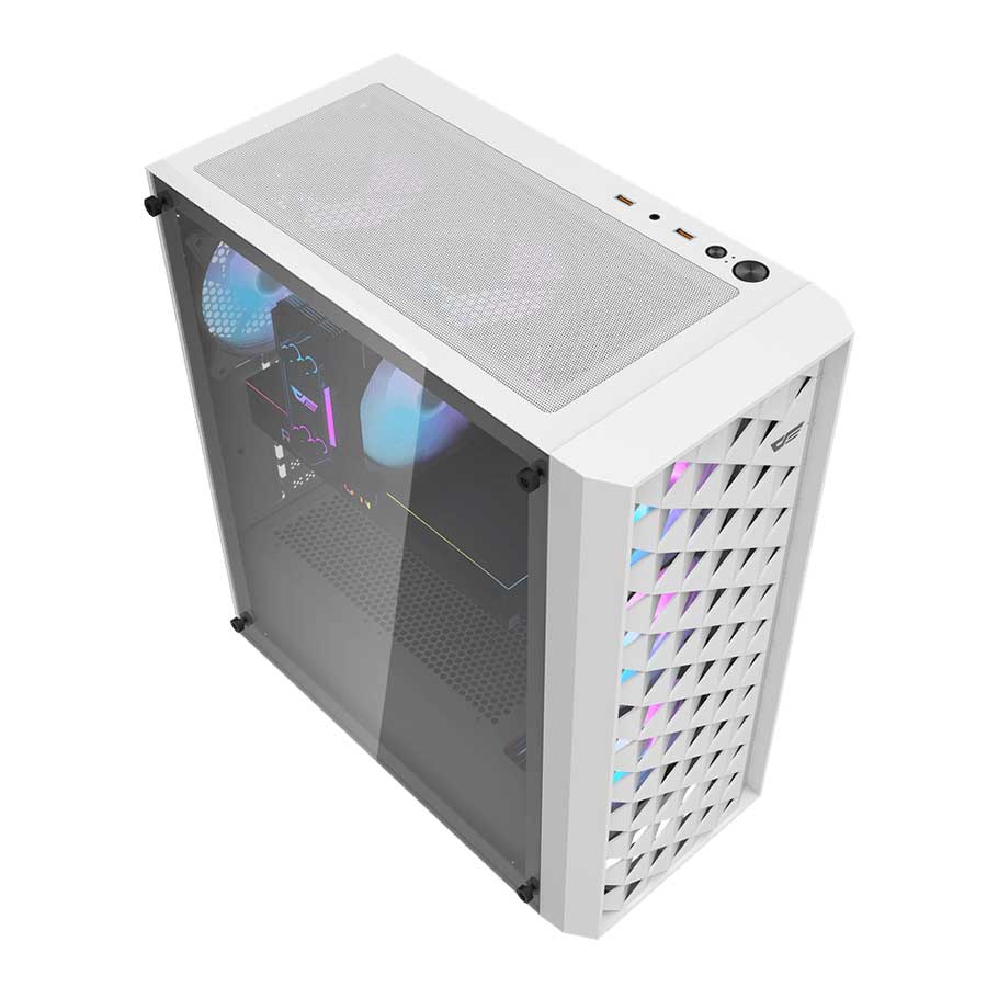 کیس کامپیوتر دارک فلش مدل DK351 ATX WHITE