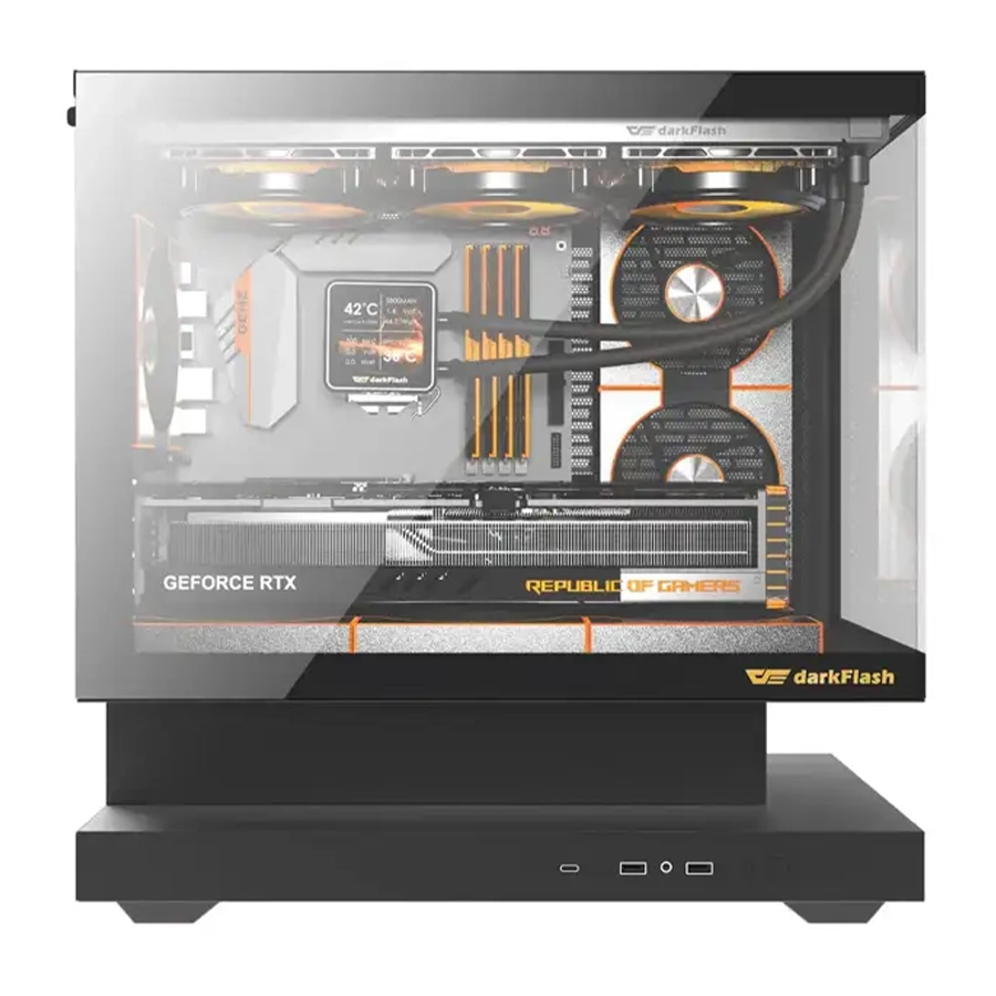 کیس کامپیوتر دارک فلش مدل FLOATRON F1 M-ATX