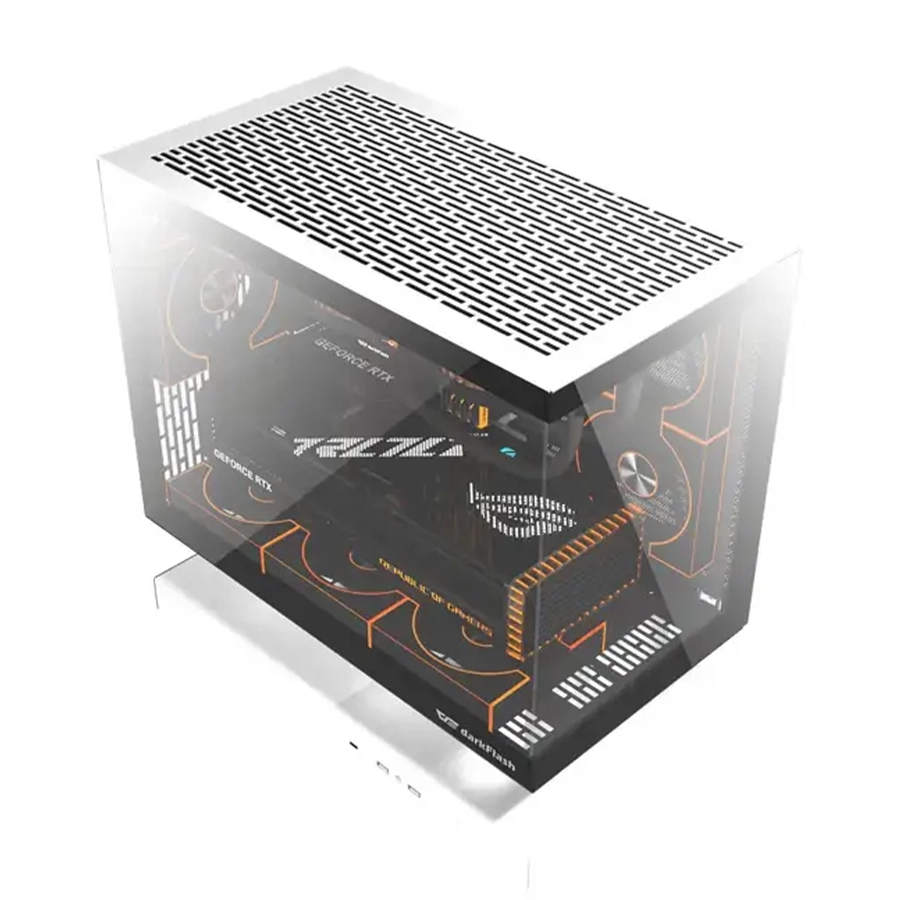 کیس کامپیوتر دارک فلش مدل FLOATRON F1 M-ATX WH