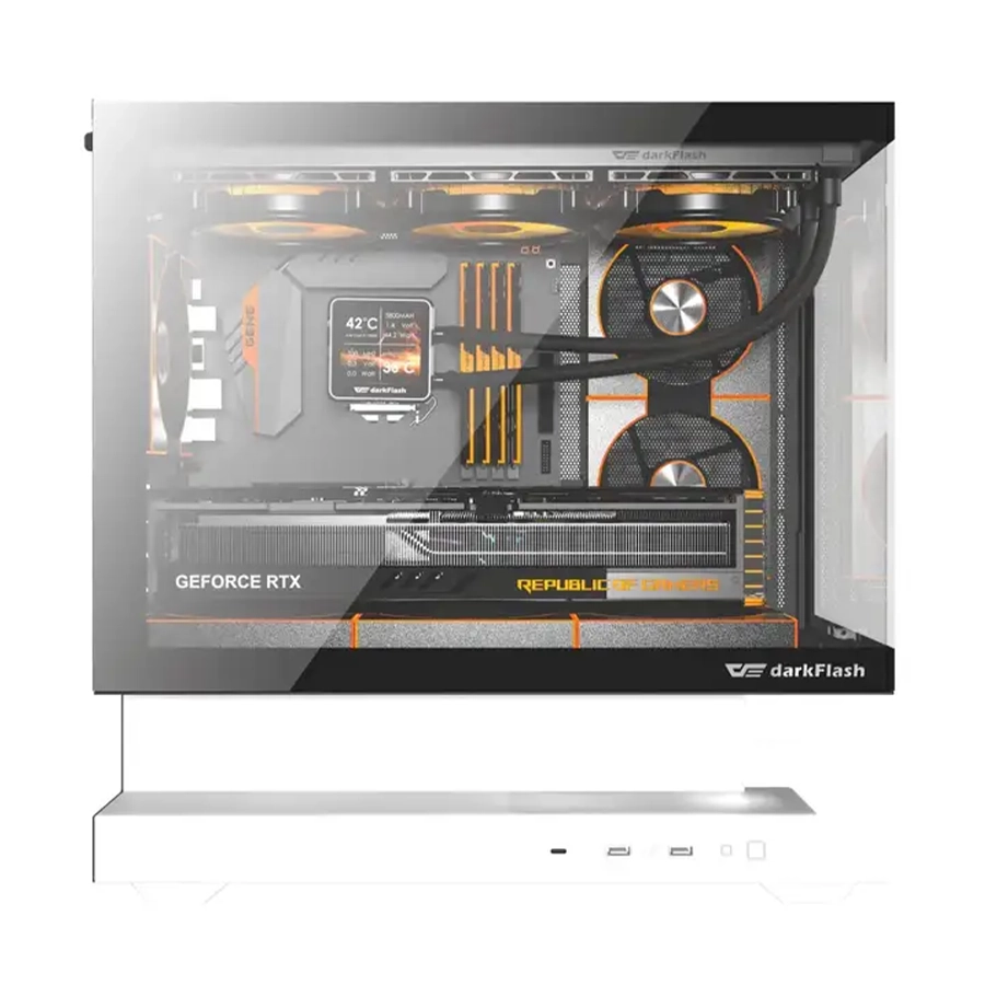 کیس کامپیوتر دارک فلش مدل FLOATRON F1 M-ATX WH