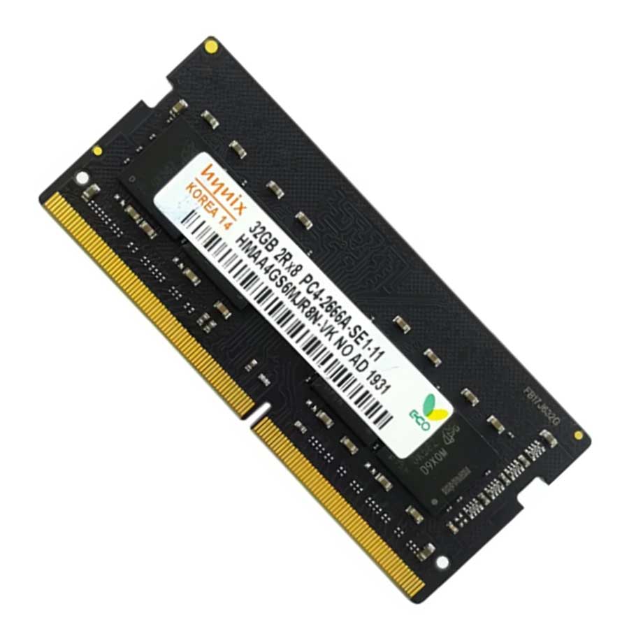 رم لپ تاپ هاینیکس مدل DDR4 32GB 2666mhz 1.2V